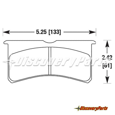 Carbotech CTFRP3116 AP Racing CP8350 D50 Brake Pads 20mm